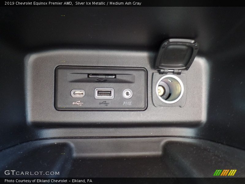 Silver Ice Metallic / Medium Ash Gray 2019 Chevrolet Equinox Premier AWD