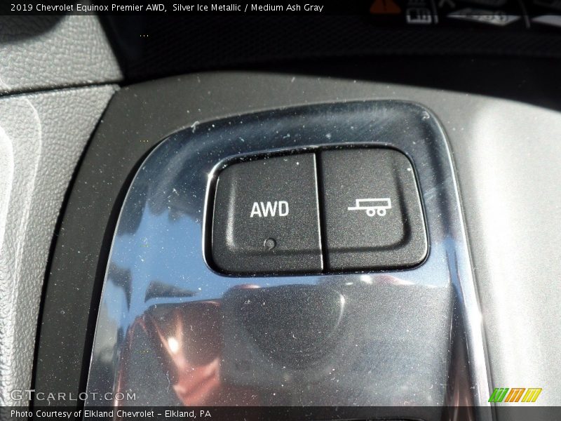 Silver Ice Metallic / Medium Ash Gray 2019 Chevrolet Equinox Premier AWD