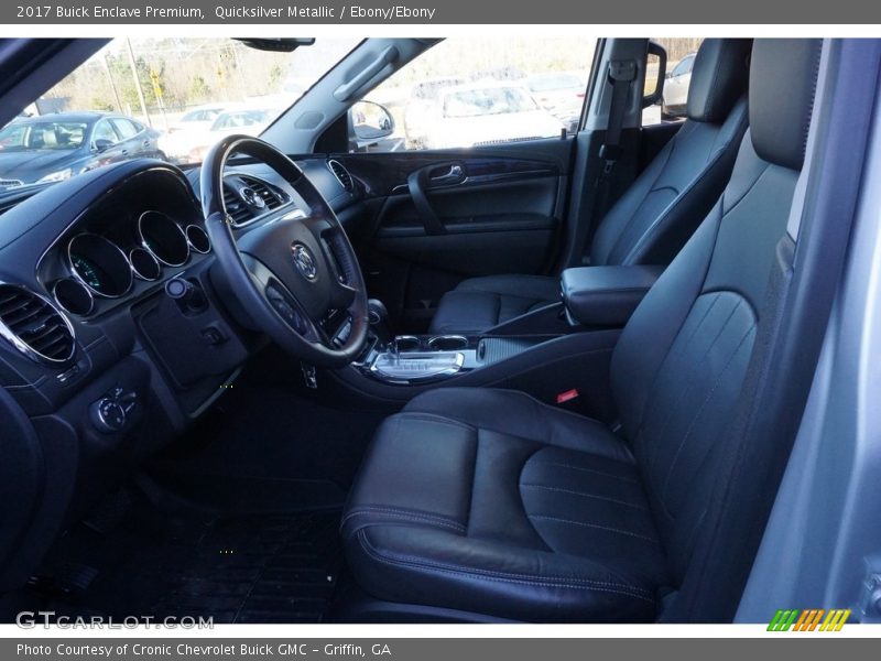 Quicksilver Metallic / Ebony/Ebony 2017 Buick Enclave Premium