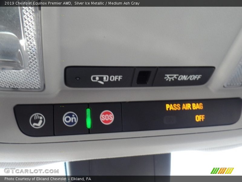 Silver Ice Metallic / Medium Ash Gray 2019 Chevrolet Equinox Premier AWD