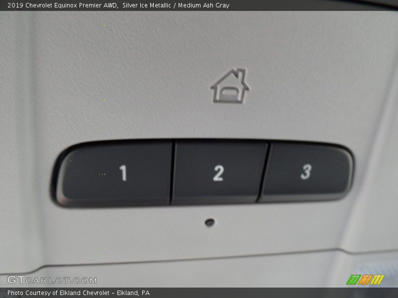 Silver Ice Metallic / Medium Ash Gray 2019 Chevrolet Equinox Premier AWD