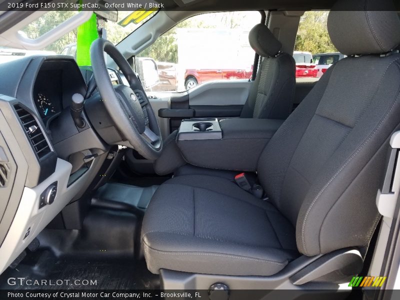 Front Seat of 2019 F150 STX SuperCab
