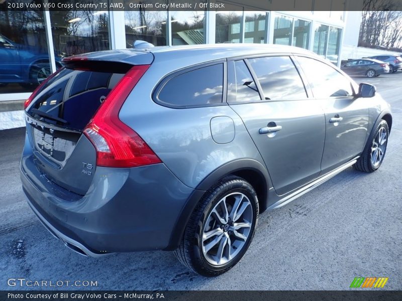 Osmium Grey Metallic / Off Black 2018 Volvo V60 Cross Country T5 AWD