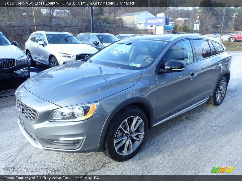 Osmium Grey Metallic / Off Black 2018 Volvo V60 Cross Country T5 AWD