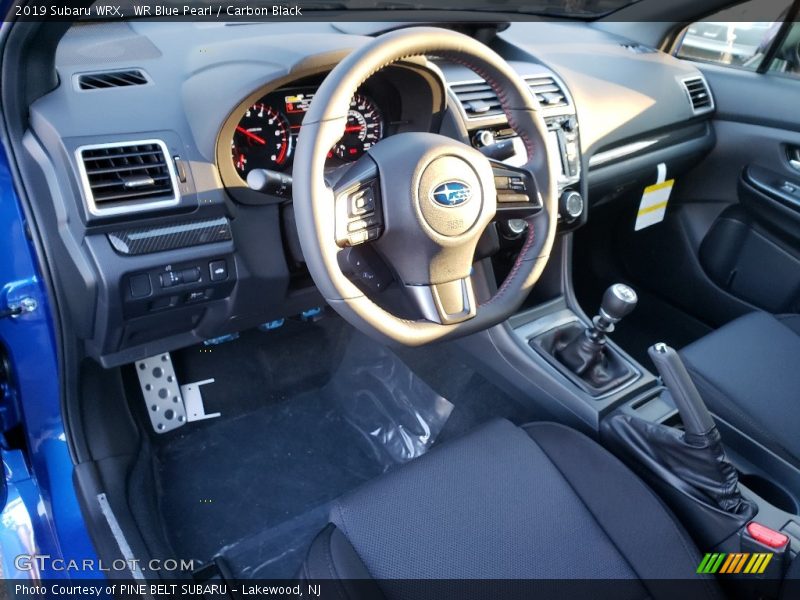 Front Seat of 2019 WRX 