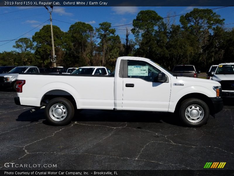 Oxford White / Earth Gray 2019 Ford F150 XL Regular Cab