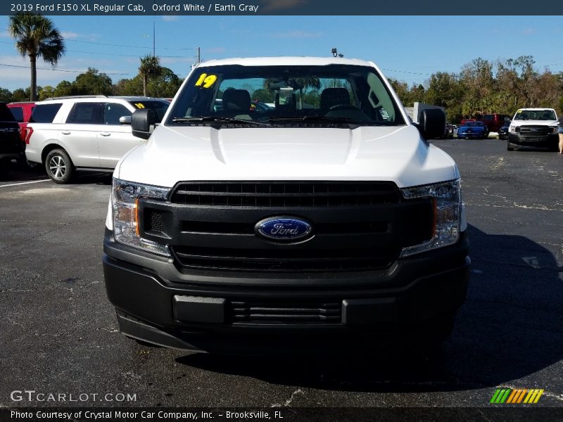 Oxford White / Earth Gray 2019 Ford F150 XL Regular Cab
