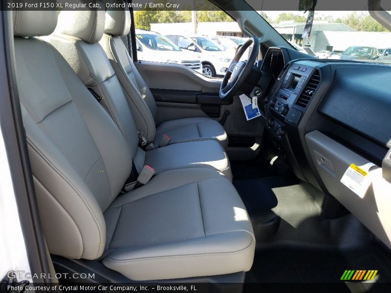 Oxford White / Earth Gray 2019 Ford F150 XL Regular Cab