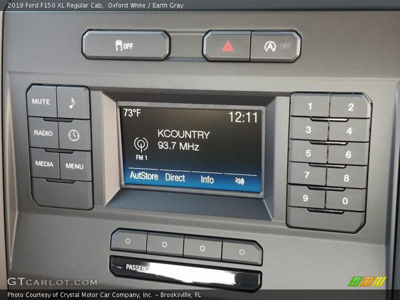 Controls of 2019 F150 XL Regular Cab