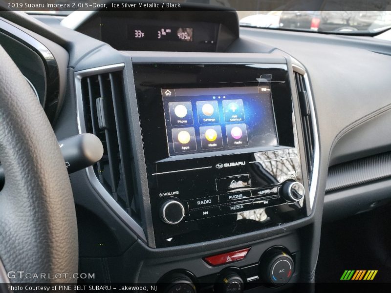 Controls of 2019 Impreza 2.0i 5-Door