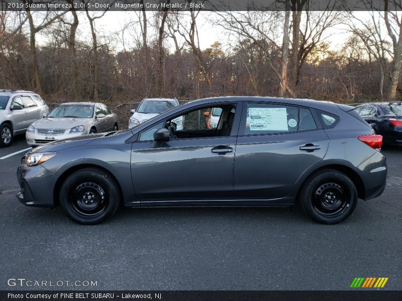Magnetite Gray Metallic / Black 2019 Subaru Impreza 2.0i 5-Door