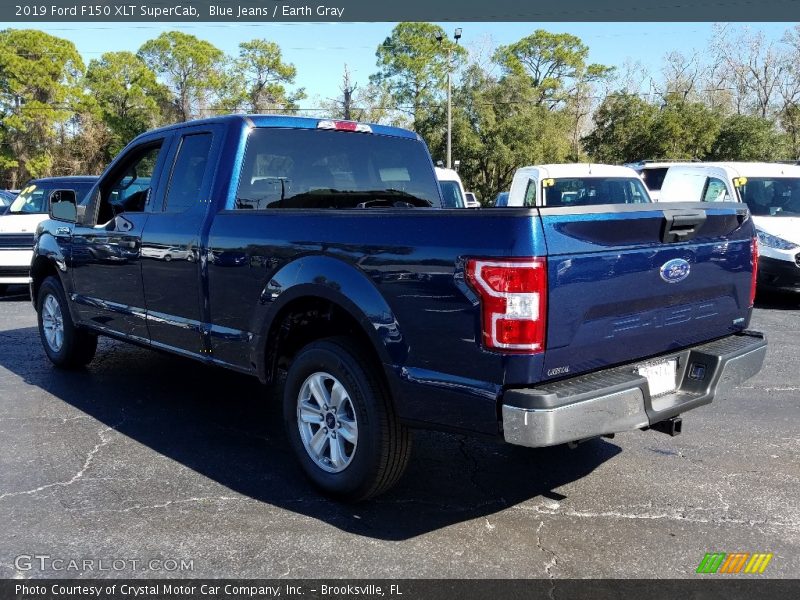 Blue Jeans / Earth Gray 2019 Ford F150 XLT SuperCab