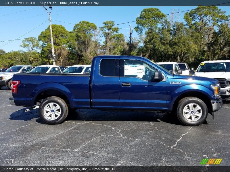 Blue Jeans / Earth Gray 2019 Ford F150 XLT SuperCab