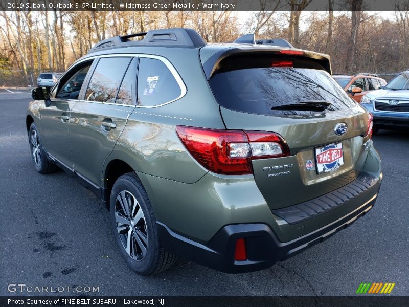 Wilderness Green Metallic / Warm Ivory 2019 Subaru Outback 3.6R Limited