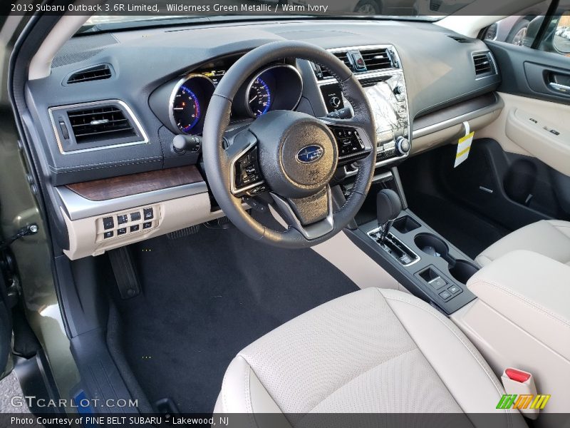  2019 Outback 3.6R Limited Warm Ivory Interior