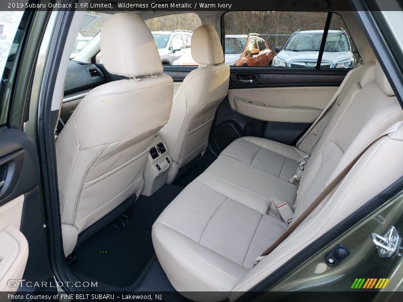 Rear Seat of 2019 Outback 3.6R Limited