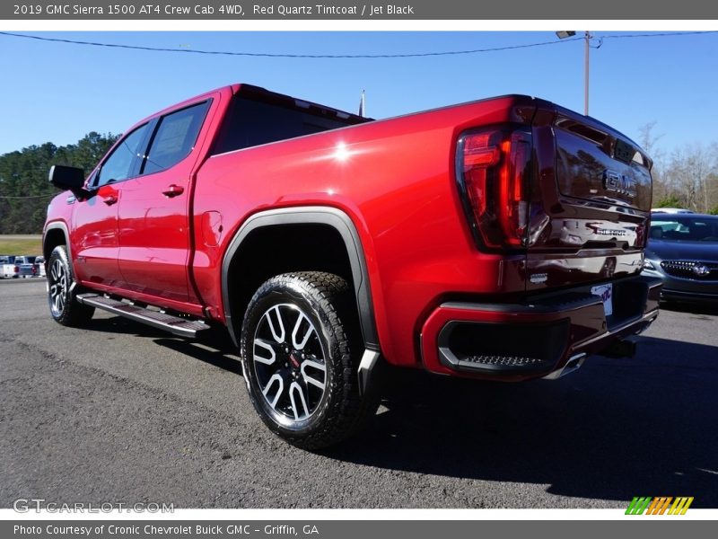 Red Quartz Tintcoat / Jet Black 2019 GMC Sierra 1500 AT4 Crew Cab 4WD