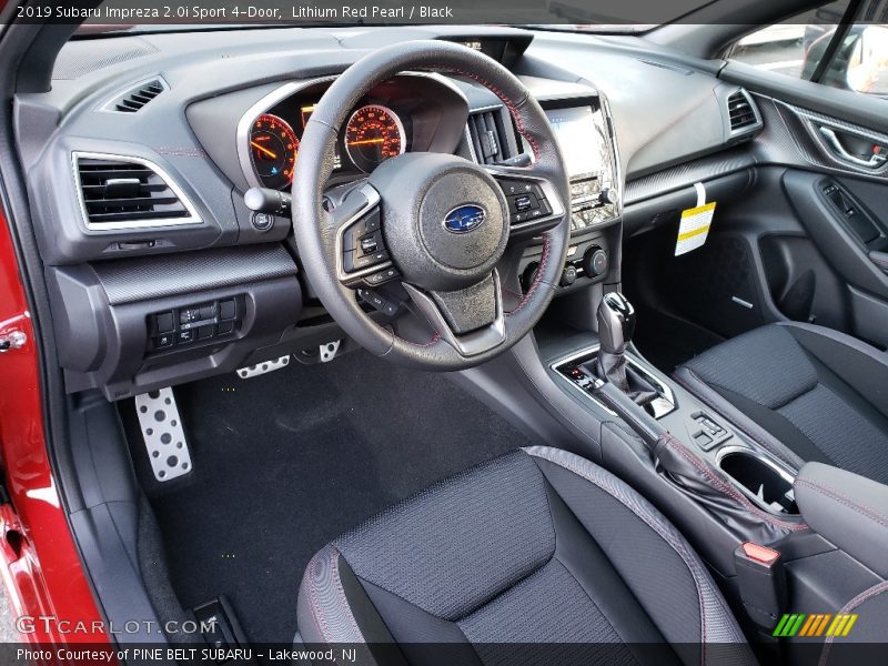  2019 Impreza 2.0i Sport 4-Door Black Interior