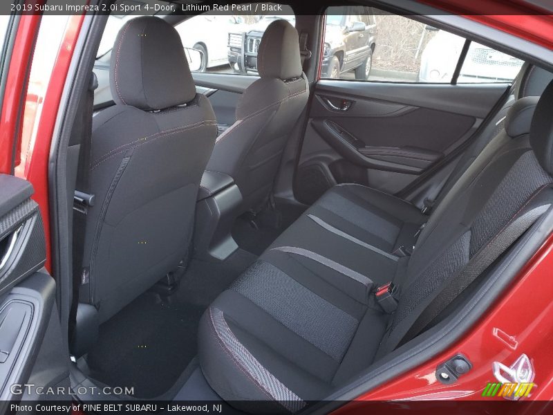Rear Seat of 2019 Impreza 2.0i Sport 4-Door