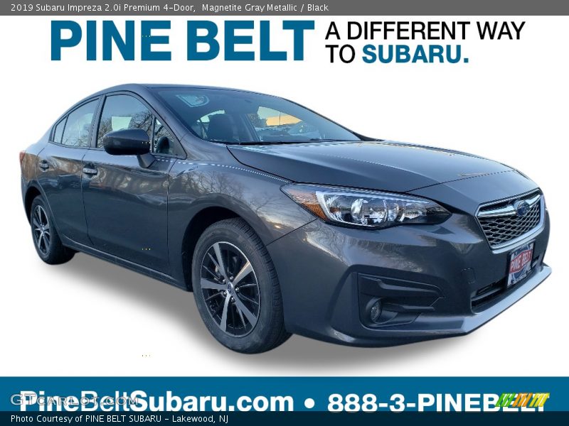 Magnetite Gray Metallic / Black 2019 Subaru Impreza 2.0i Premium 4-Door