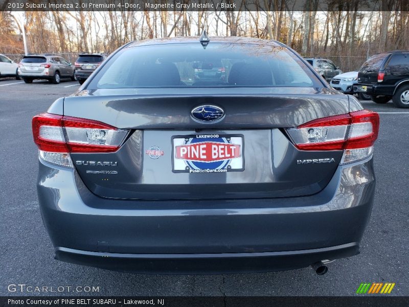 Magnetite Gray Metallic / Black 2019 Subaru Impreza 2.0i Premium 4-Door