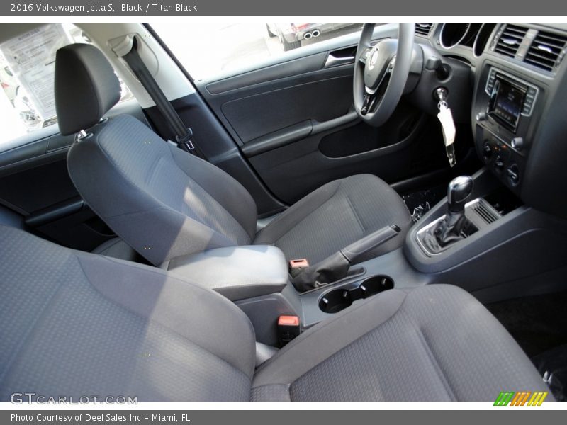 Black / Titan Black 2016 Volkswagen Jetta S