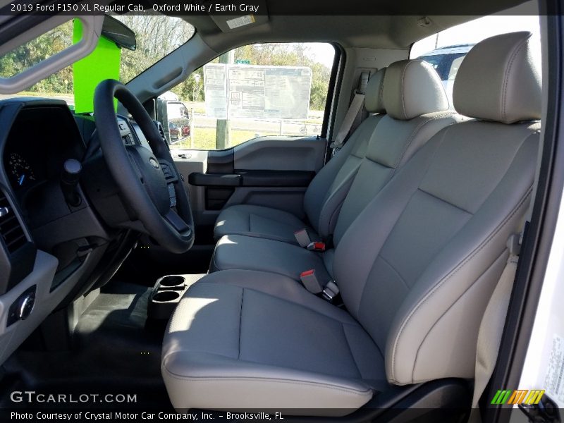 Oxford White / Earth Gray 2019 Ford F150 XL Regular Cab