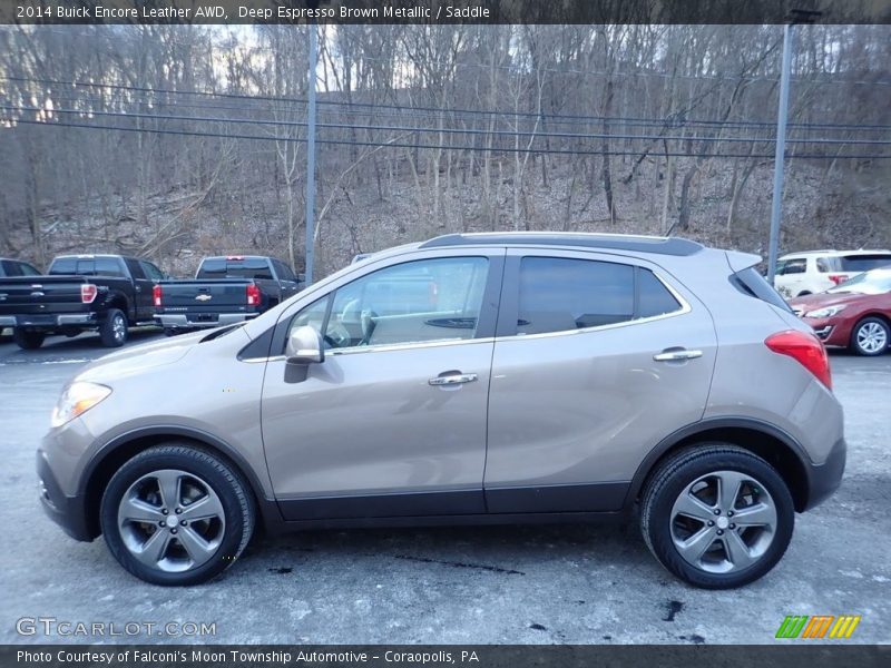 Deep Espresso Brown Metallic / Saddle 2014 Buick Encore Leather AWD