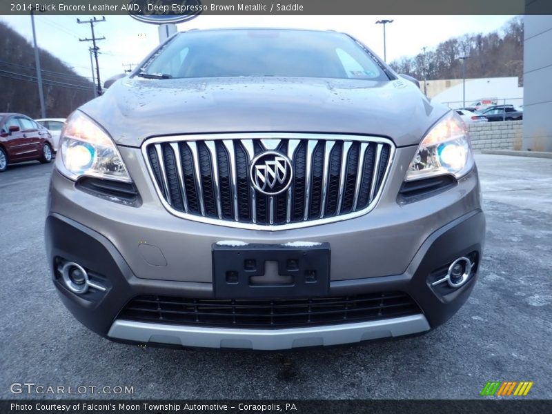 Deep Espresso Brown Metallic / Saddle 2014 Buick Encore Leather AWD
