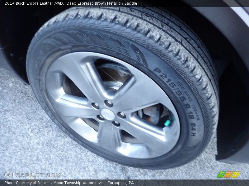 Deep Espresso Brown Metallic / Saddle 2014 Buick Encore Leather AWD