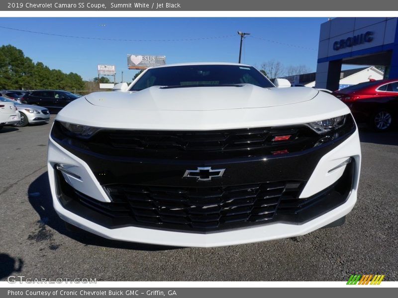 Summit White / Jet Black 2019 Chevrolet Camaro SS Coupe