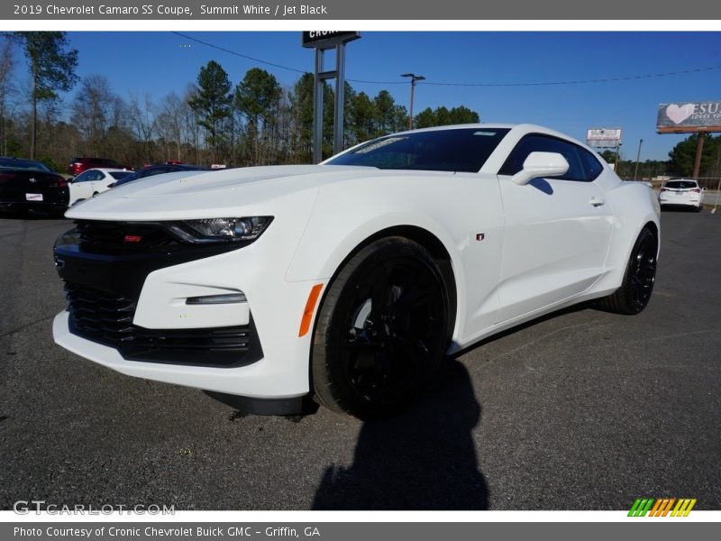 Summit White / Jet Black 2019 Chevrolet Camaro SS Coupe