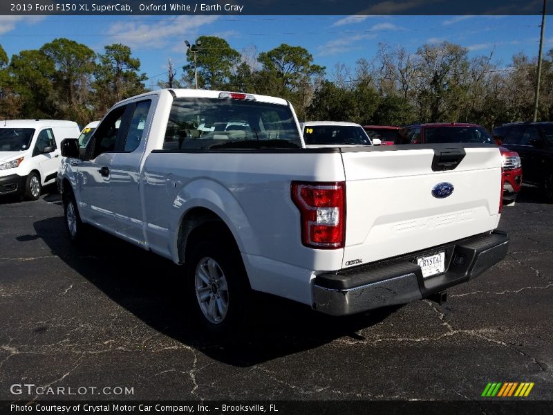 Oxford White / Earth Gray 2019 Ford F150 XL SuperCab