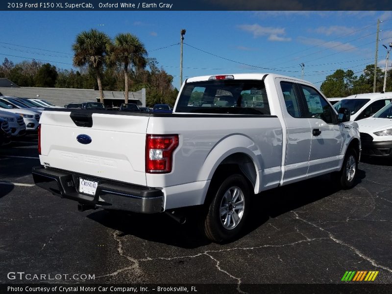Oxford White / Earth Gray 2019 Ford F150 XL SuperCab