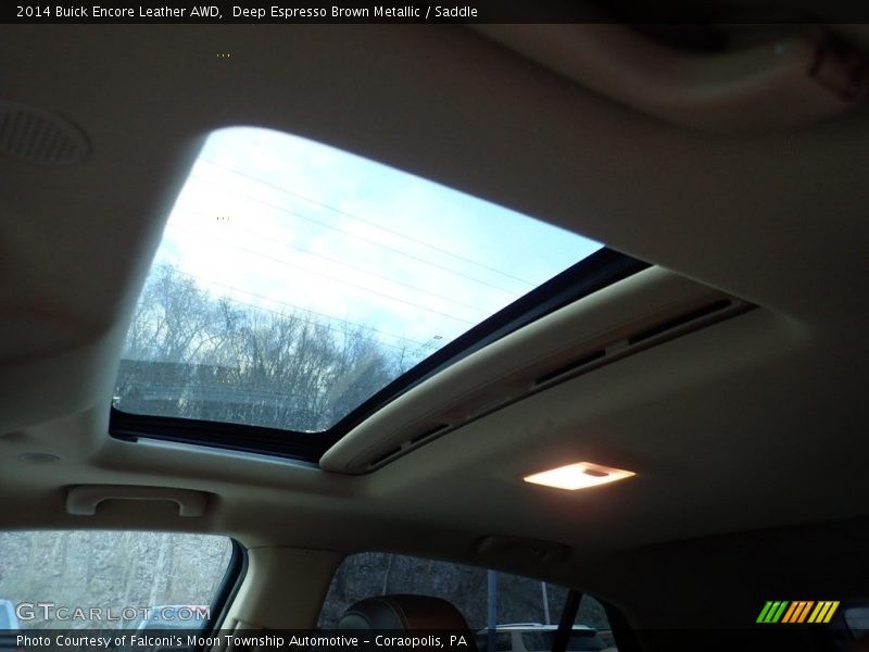 Deep Espresso Brown Metallic / Saddle 2014 Buick Encore Leather AWD