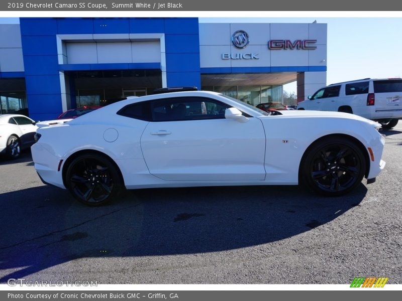 Summit White / Jet Black 2019 Chevrolet Camaro SS Coupe