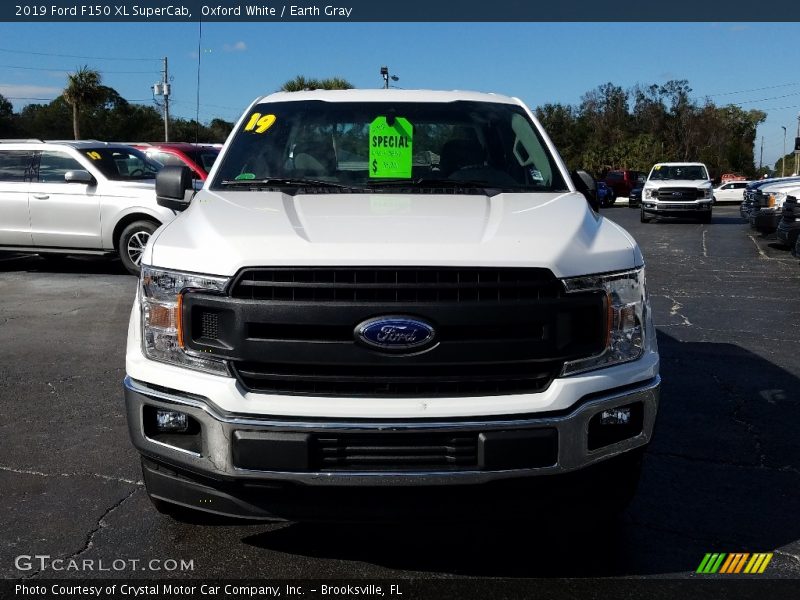 Oxford White / Earth Gray 2019 Ford F150 XL SuperCab