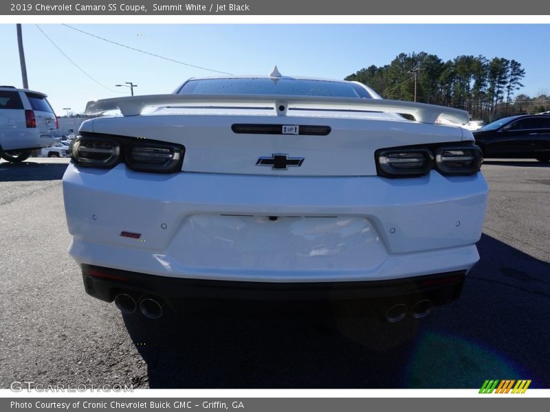 Summit White / Jet Black 2019 Chevrolet Camaro SS Coupe