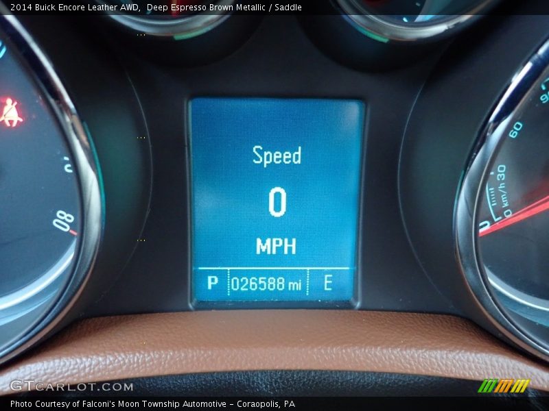 Deep Espresso Brown Metallic / Saddle 2014 Buick Encore Leather AWD