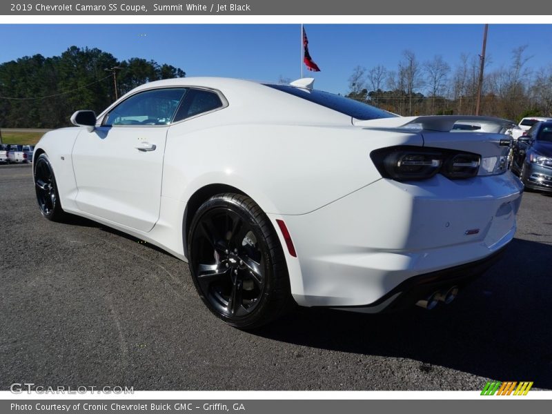 Summit White / Jet Black 2019 Chevrolet Camaro SS Coupe