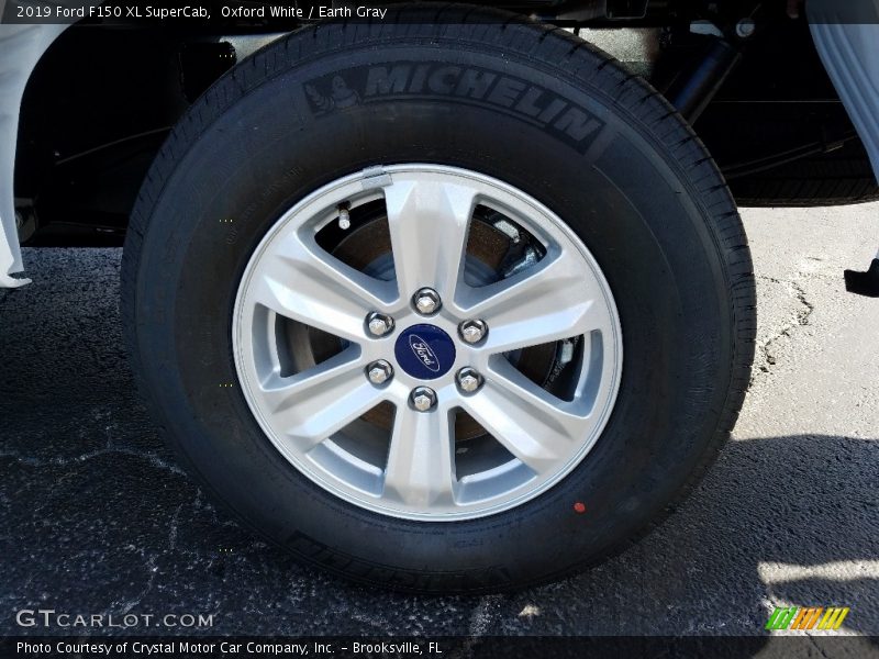 Oxford White / Earth Gray 2019 Ford F150 XL SuperCab