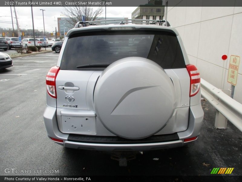 Classic Silver Metallic / Ash 2012 Toyota RAV4 Limited 4WD