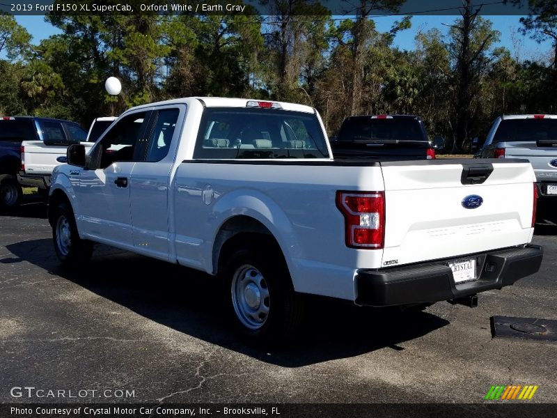 Oxford White / Earth Gray 2019 Ford F150 XL SuperCab