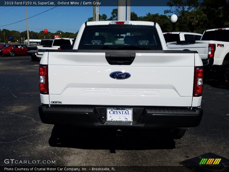 Oxford White / Earth Gray 2019 Ford F150 XL SuperCab