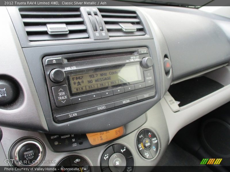 Classic Silver Metallic / Ash 2012 Toyota RAV4 Limited 4WD