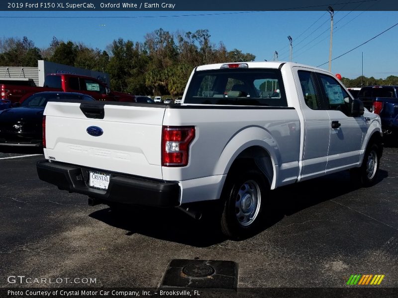 Oxford White / Earth Gray 2019 Ford F150 XL SuperCab