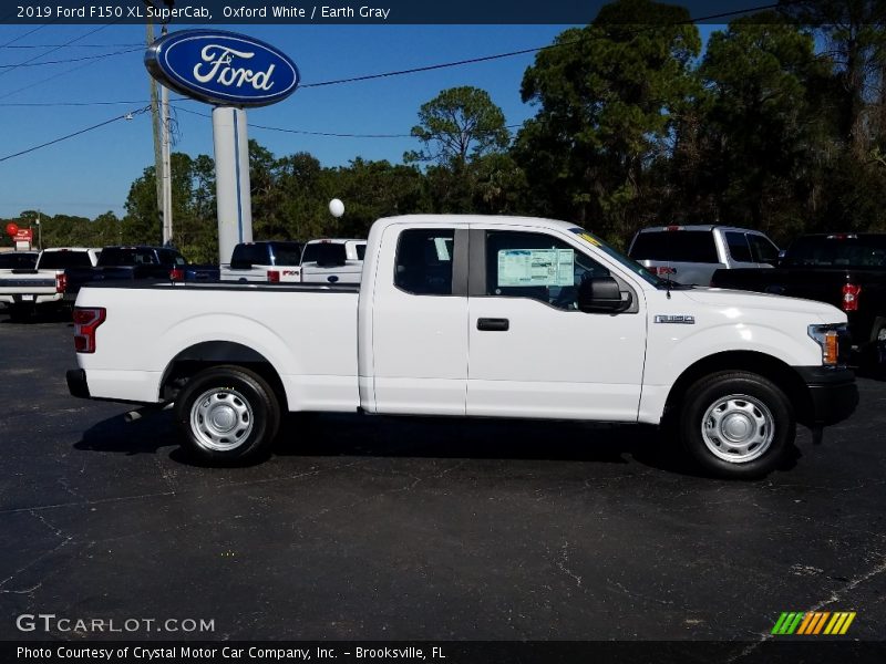 Oxford White / Earth Gray 2019 Ford F150 XL SuperCab