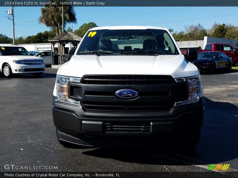 Oxford White / Earth Gray 2019 Ford F150 XL SuperCab