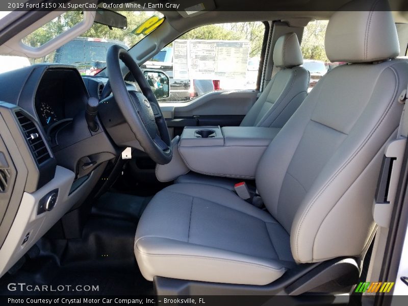  2019 F150 XL SuperCab Earth Gray Interior