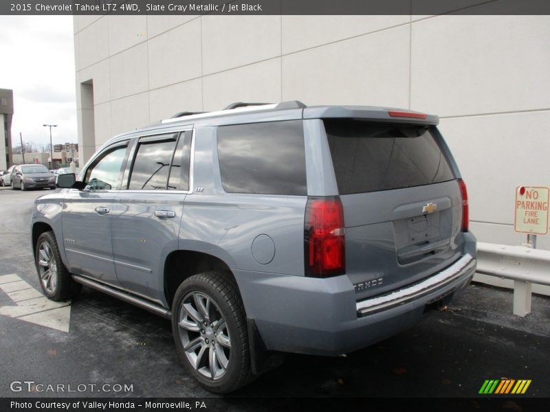 Slate Gray Metallic / Jet Black 2015 Chevrolet Tahoe LTZ 4WD